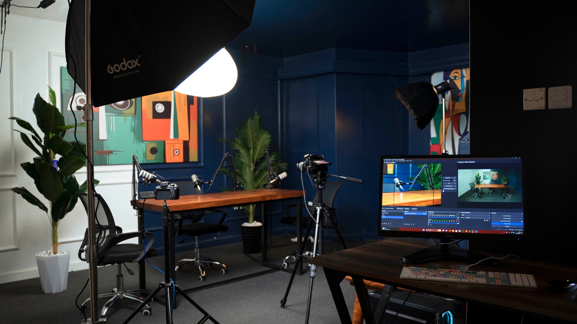 Nairobi Podcast Studio interior